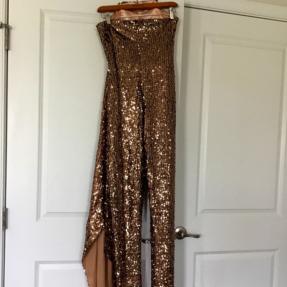Gold Sequin Jumpsuit